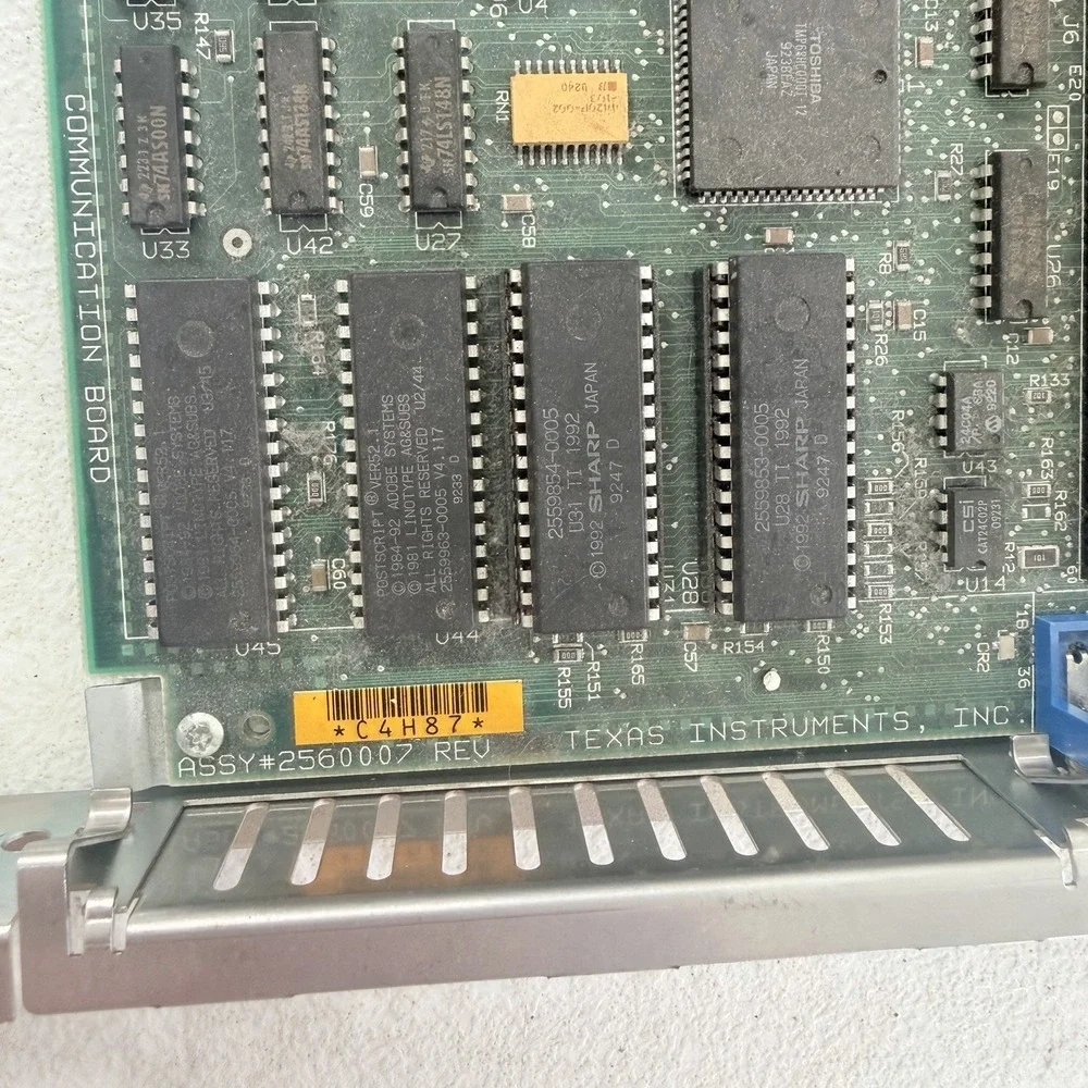 Texas Instruments System Expansion PWB 2560008 Communication Board UNTESTED